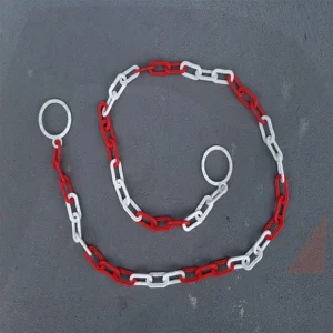 2m Plastic Chain (red&white)