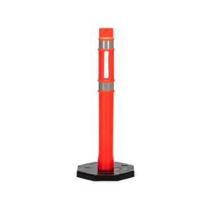 High-Visibility Traffic Delineator Post