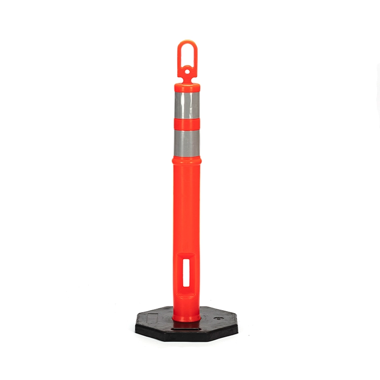 D-Top Delineator with Rubber Base