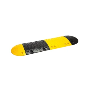 500*420*50mm Black Yellow Rubber Speed Bump