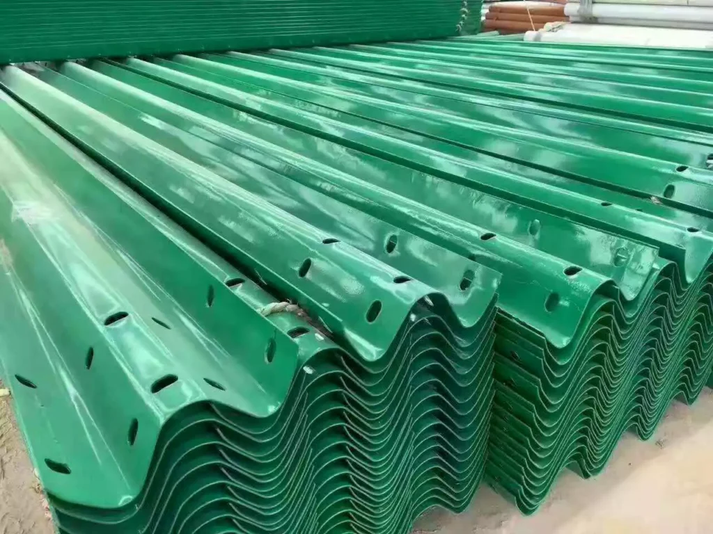 Corrugated sheet guardrail factory