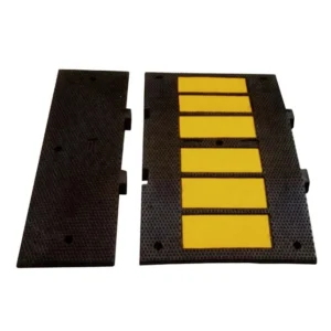 High Quality Rubber Speed Bumps 900mm Width Compliance With Speed Limits in Residential Areas